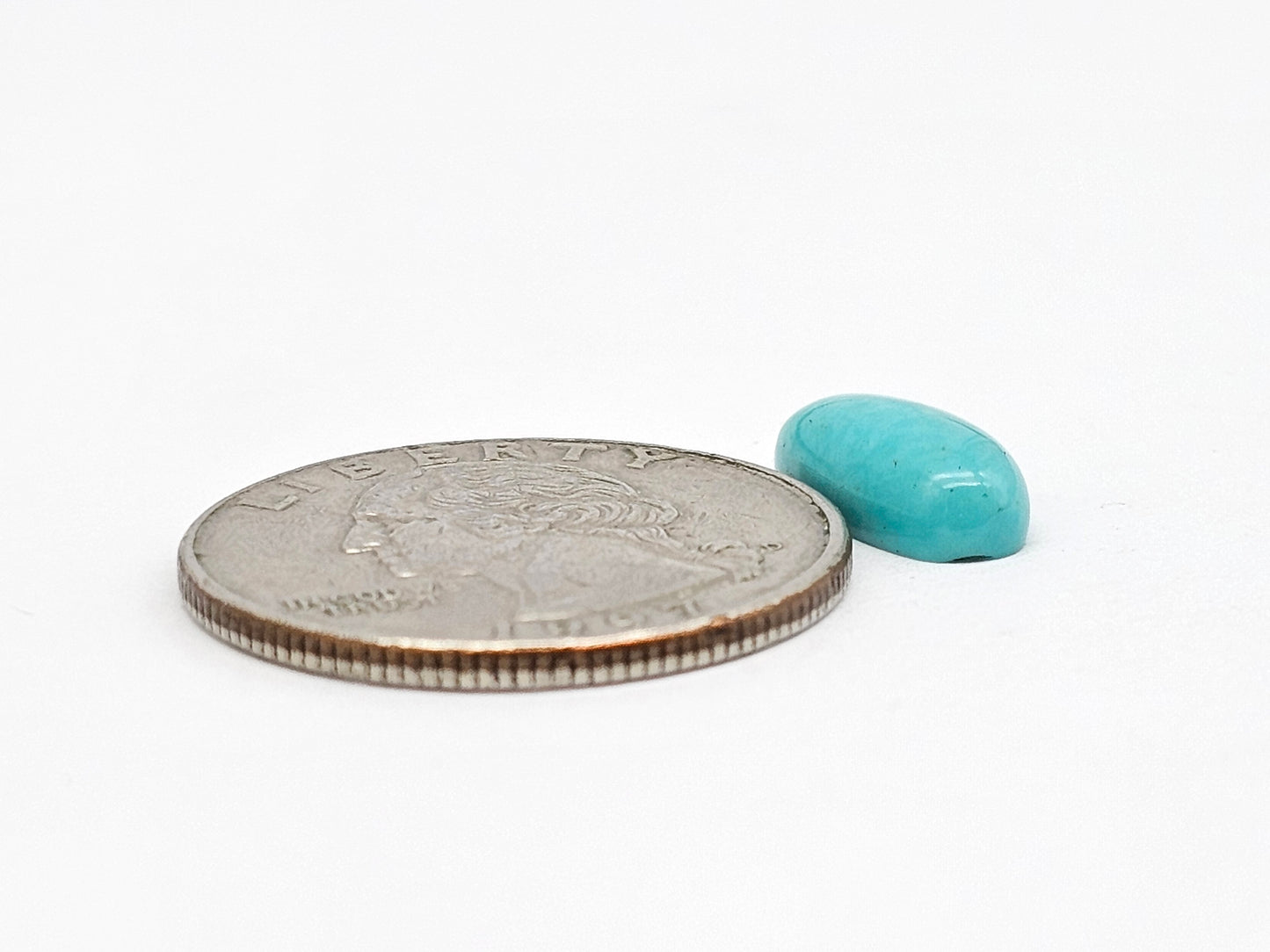 Mexican Turquoise Cabochon | Artisan Cut Gemstone