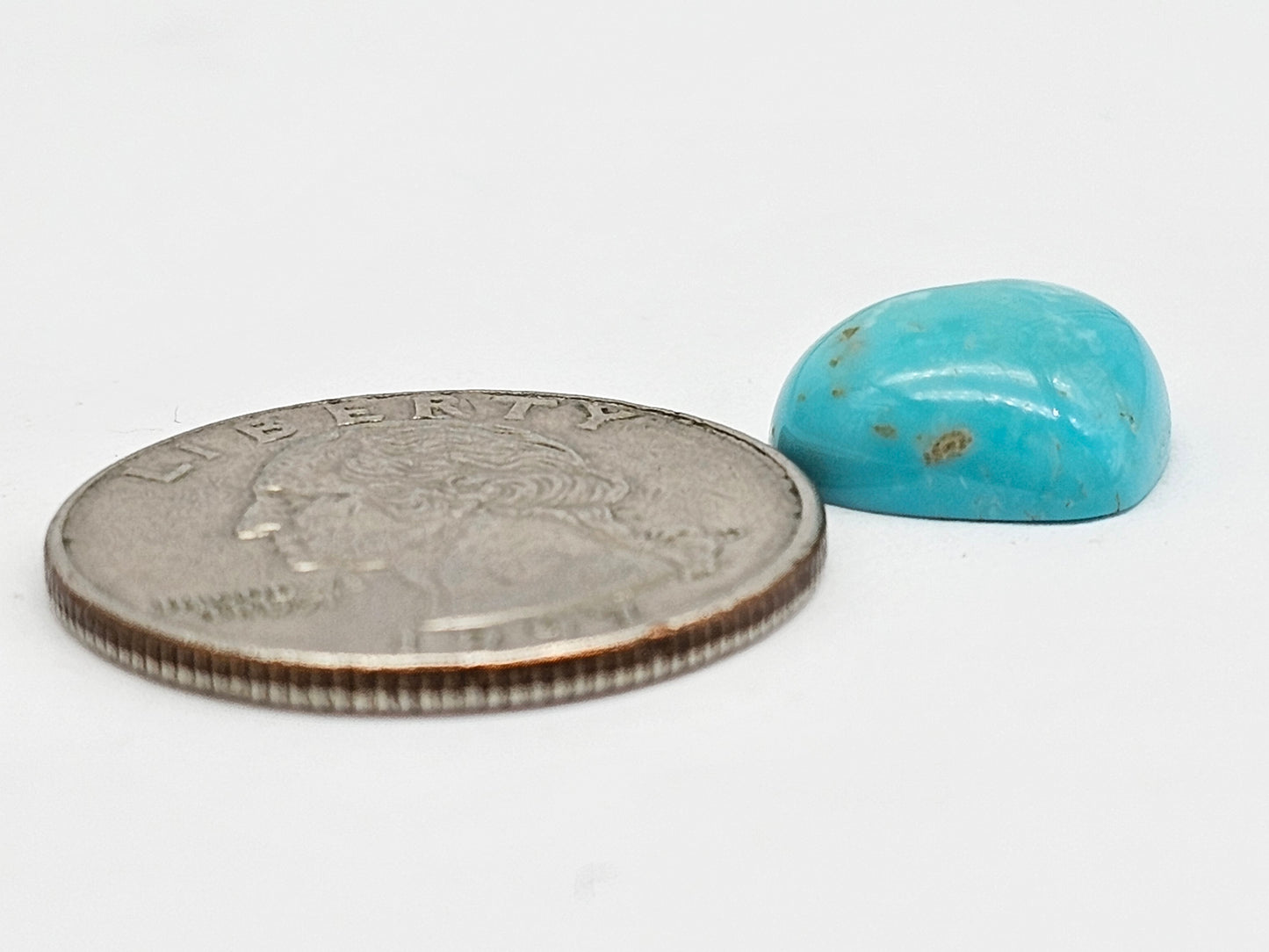 Mexican Turquoise Cabochon | Artisan Cut Gemstone
