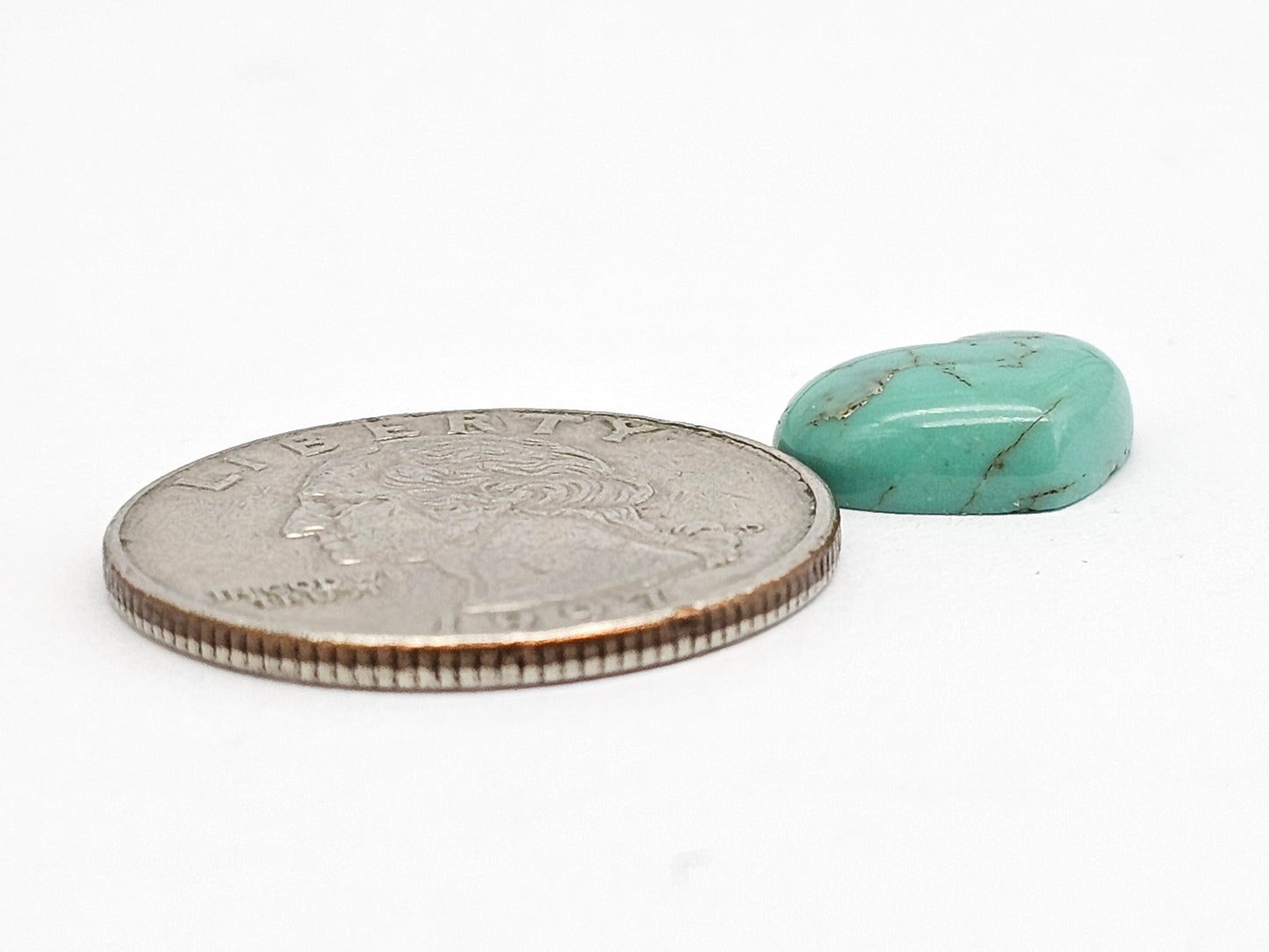Mexican Turquoise Cabochon | Artisan Cut Gemstone