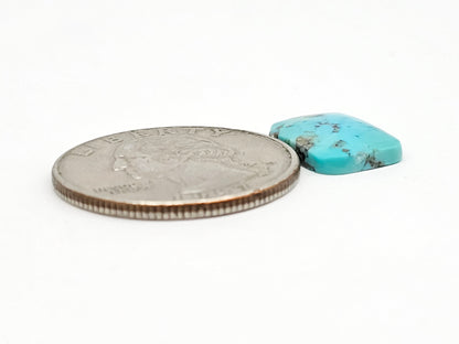 Mexican Turquoise Cabochon with Pyrite | Artisan Cut Gemstone