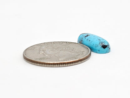 Mexican Turquoise Cabochon with Pyrite | Artisan Cut Gemstone