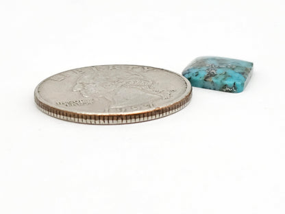 Mexican Turquoise Cabochon with Pyrite | Artisan Cut Gemstone