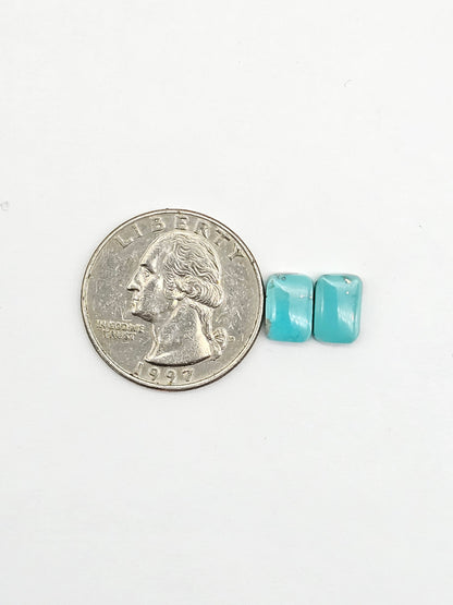 Mexican Turquoise Cabochon with Pyrite | Artisan Cut Gemstone