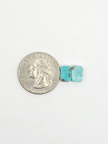 Mexican Turquoise Cabochon with Pyrite | Artisan Cut Gemstone