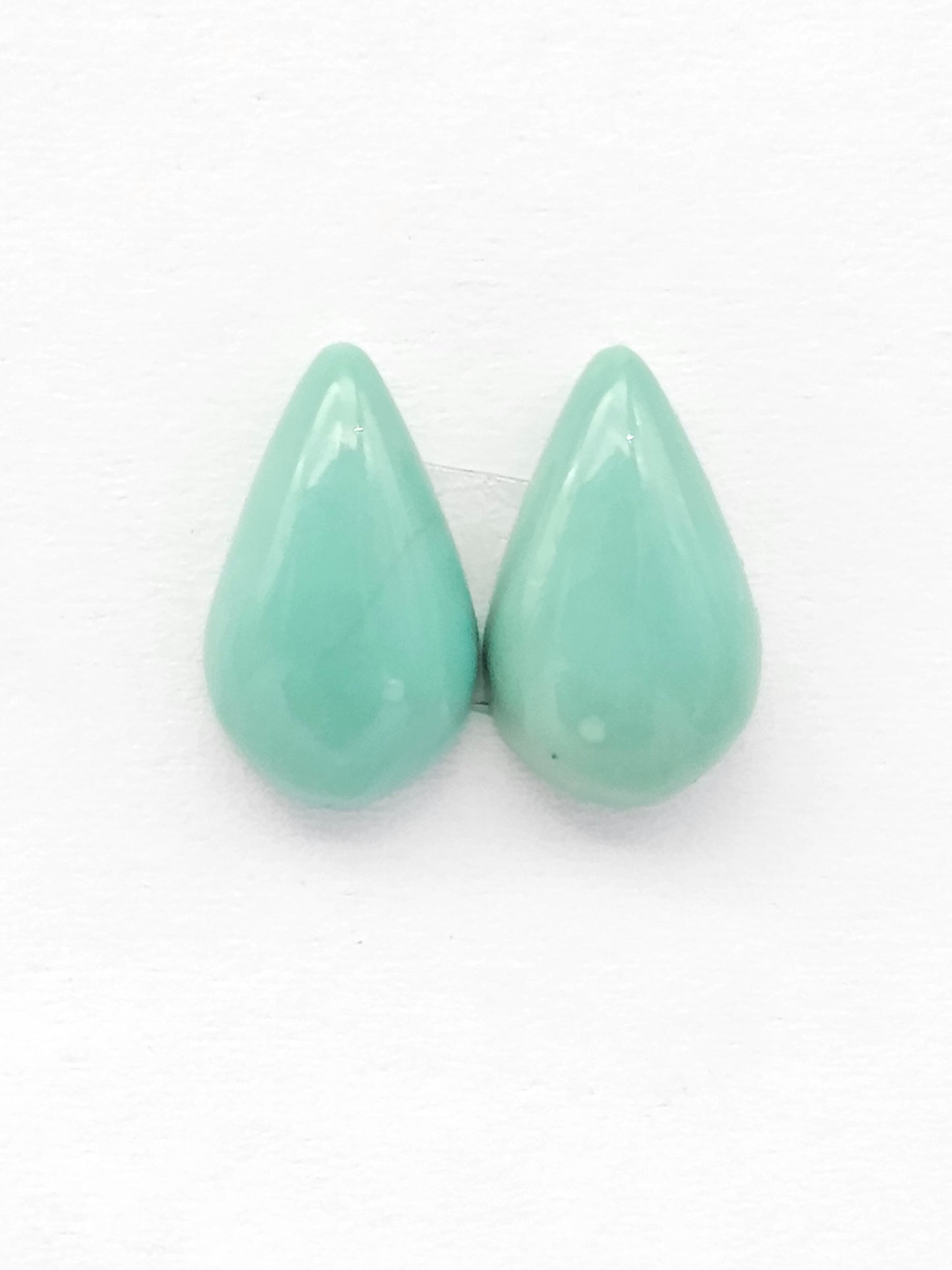 Mexican Turquoise Pair | Artisan Cut Gemstone