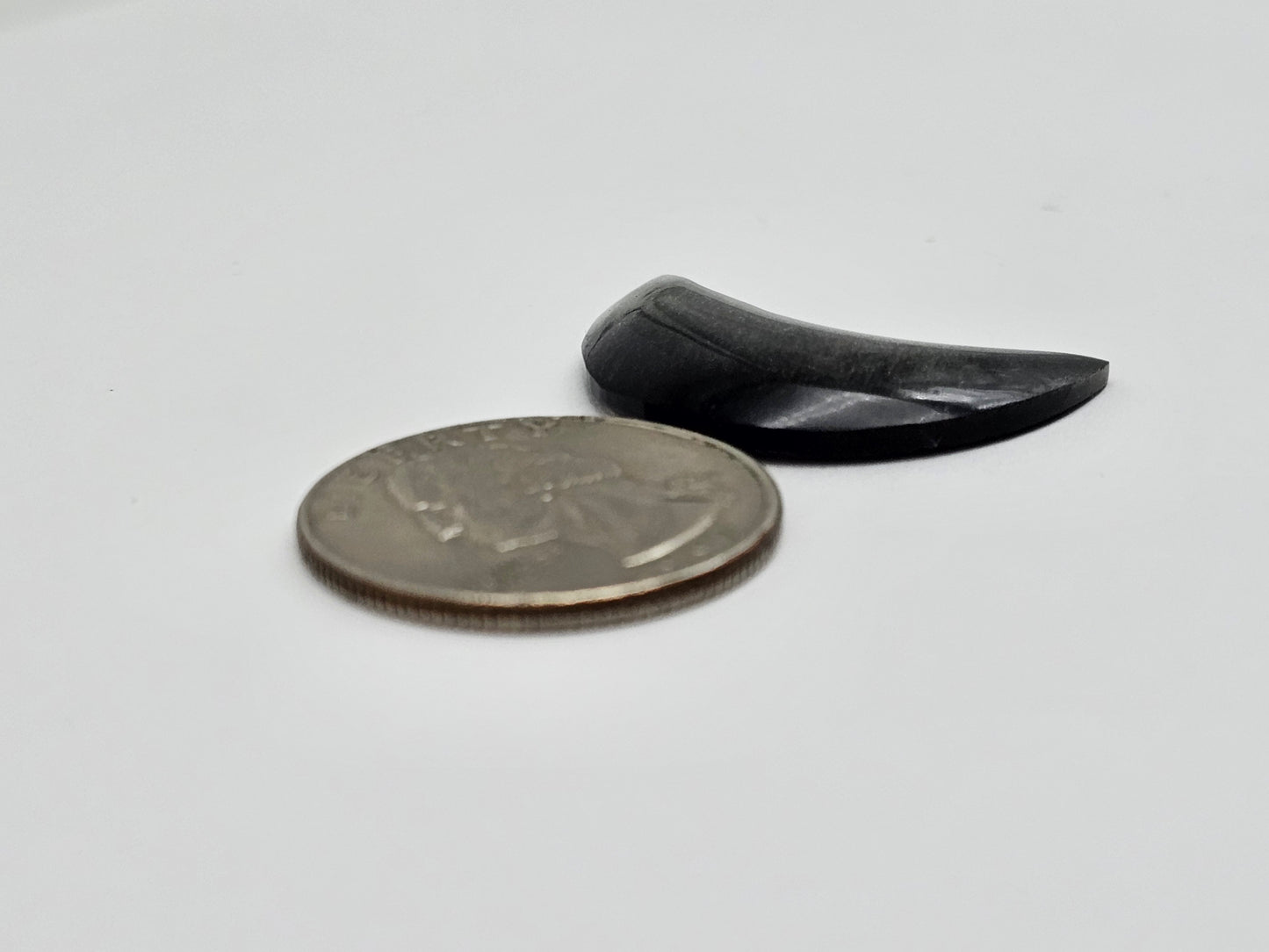 Silver Sheen Obsidian Moon Cabochon | Natural Mexican Obsidian for Metalsmiths