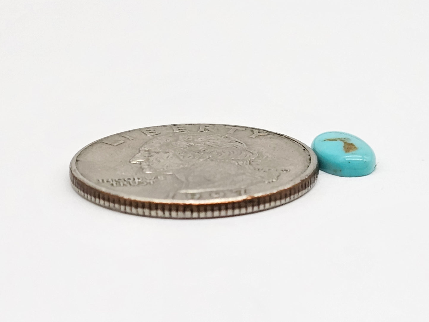 Mexican Turquoise Cabochon | Artisan Cut Gemstone