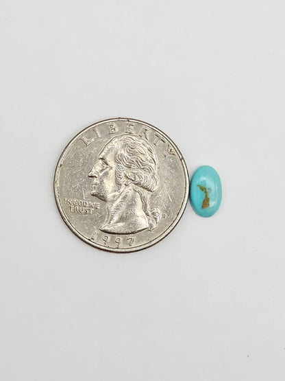 Mexican Turquoise Cabochon | Artisan Cut Gemstone