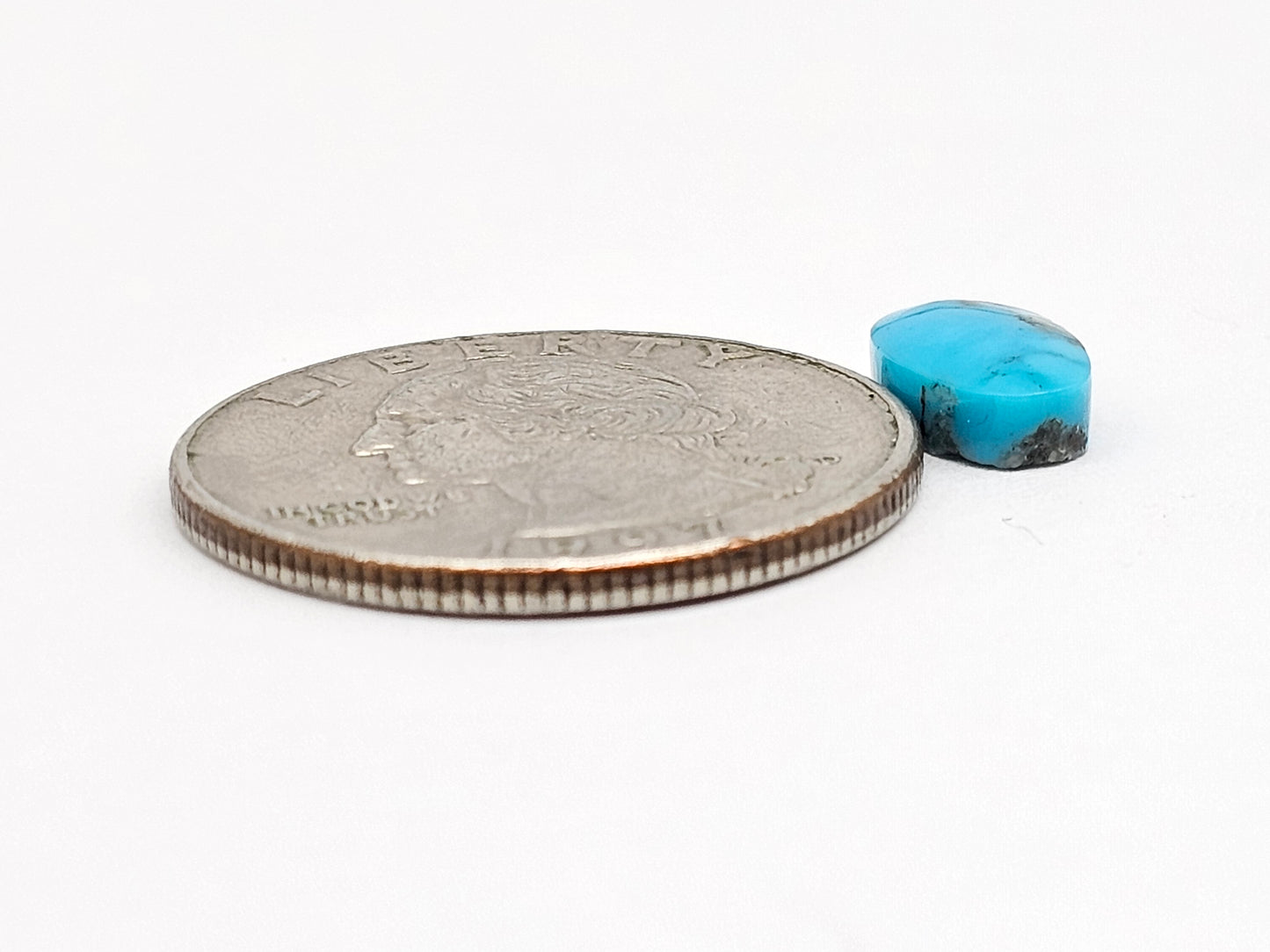 Mexican Turquoise Cabochon | Artisan Cut Gemstone