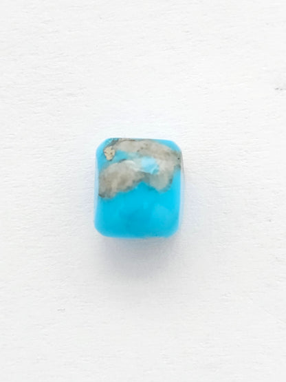 Mexican Turquoise Cabochon with Pyrite | Artisan Cut Gemstone
