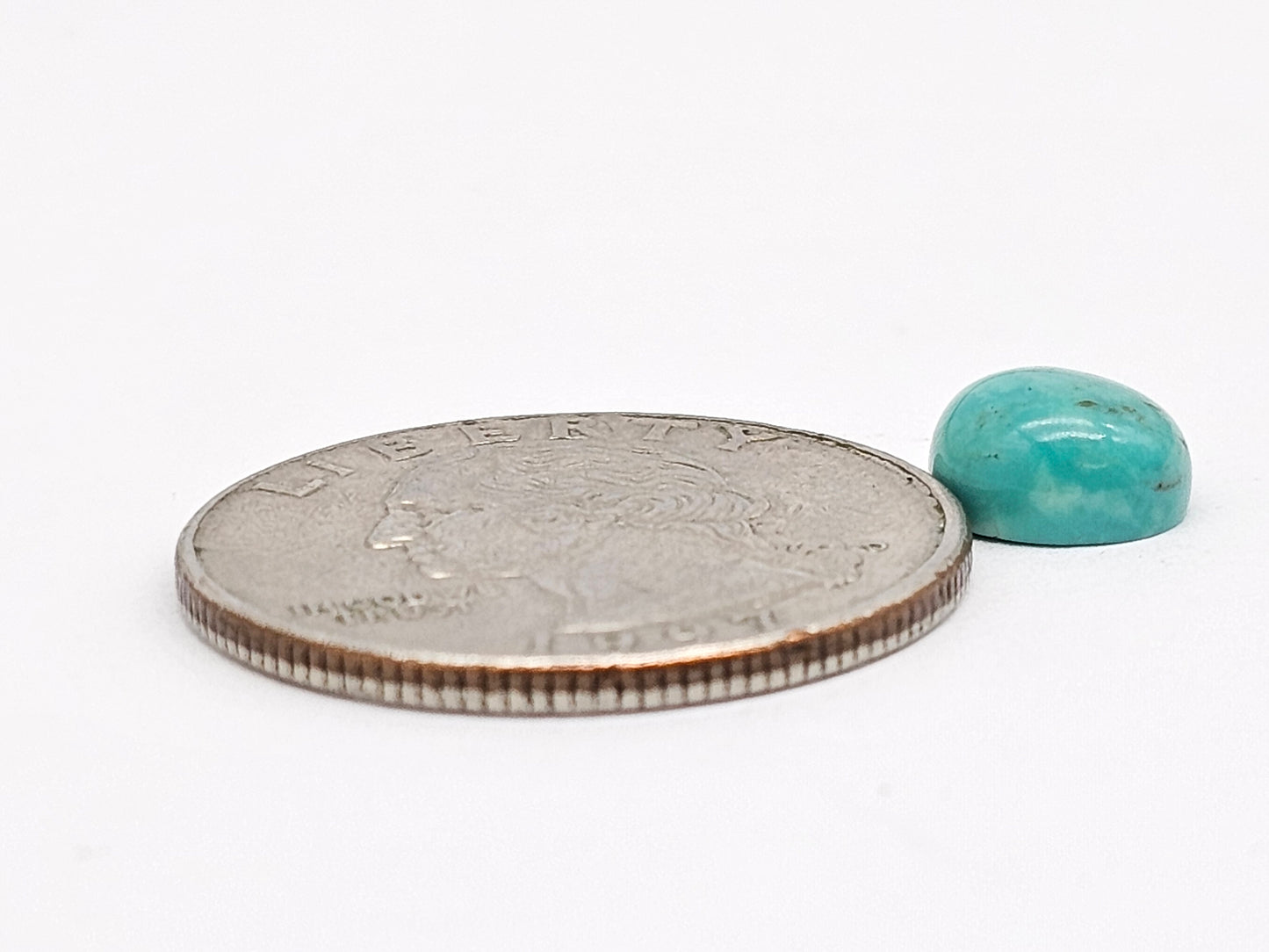 Mexican Turquoise Cabochon | Artisan Cut Gemstone