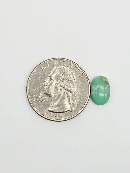 Mexican Turquoise Cabochon with Pyrite | Artisan Cut Gemstone
