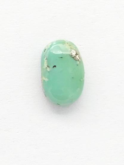 Mexican Turquoise Cabochon with Pyrite | Artisan Cut Gemstone