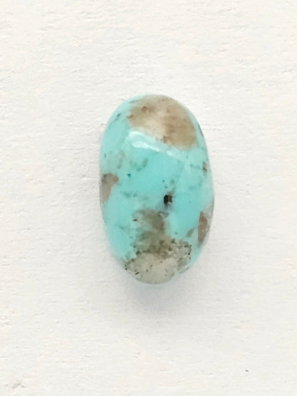 Mexican Turquoise Cabochon with Pyrite | Artisan Cut Gemstone