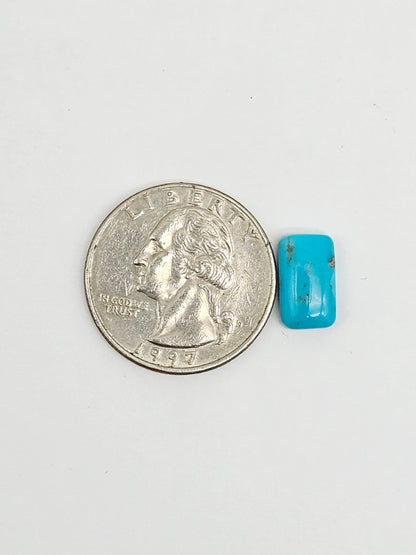 Mexican Turquoise Cabochon with Pyrite | Artisan Cut Gemstone
