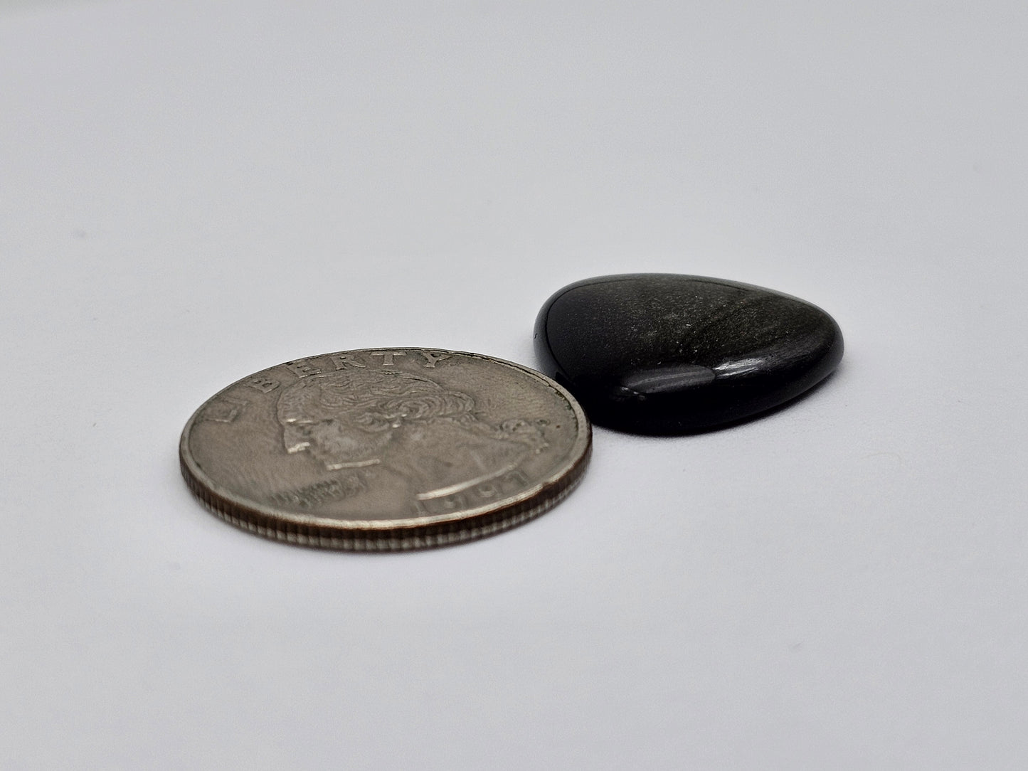 Obsidian Large Triangle Cabochon
