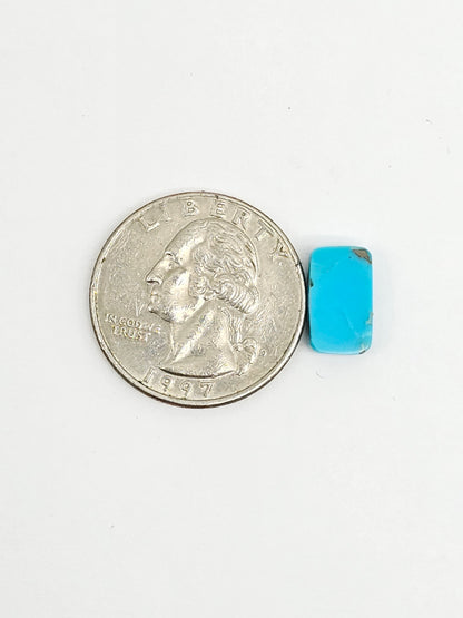 Mexican Turquoise Cabochon with Pyrite | Artisan Cut Gemstone