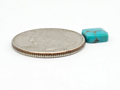 Mexican Turquoise Cabochon with Pyrite | Artisan Cut Gemstone