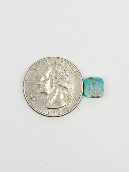 Mexican Turquoise Cabochon with Pyrite | Artisan Cut Gemstone