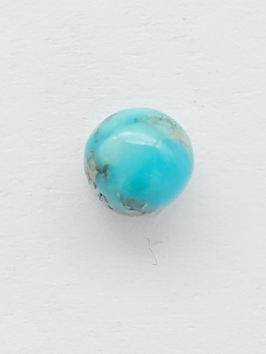 Mexican Turquoise Cabochon with Pyrite | Artisan Cut Gemstone