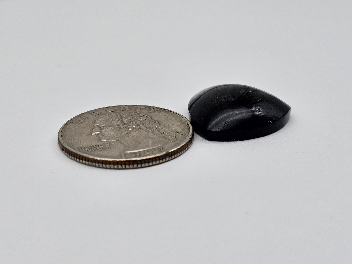 Obsidian Large Triangle Cabochon