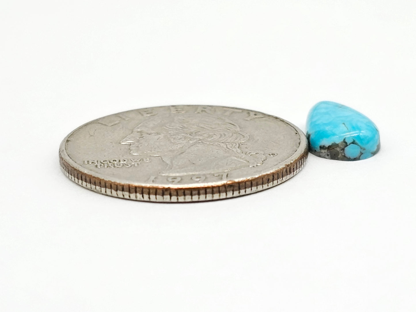 Mexican Turquoise Cabochon | Artisan Cut Gemstone