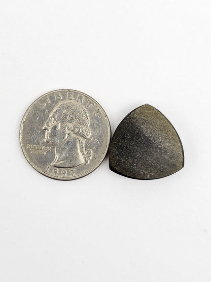 Obsidian Large Triangle Cabochon