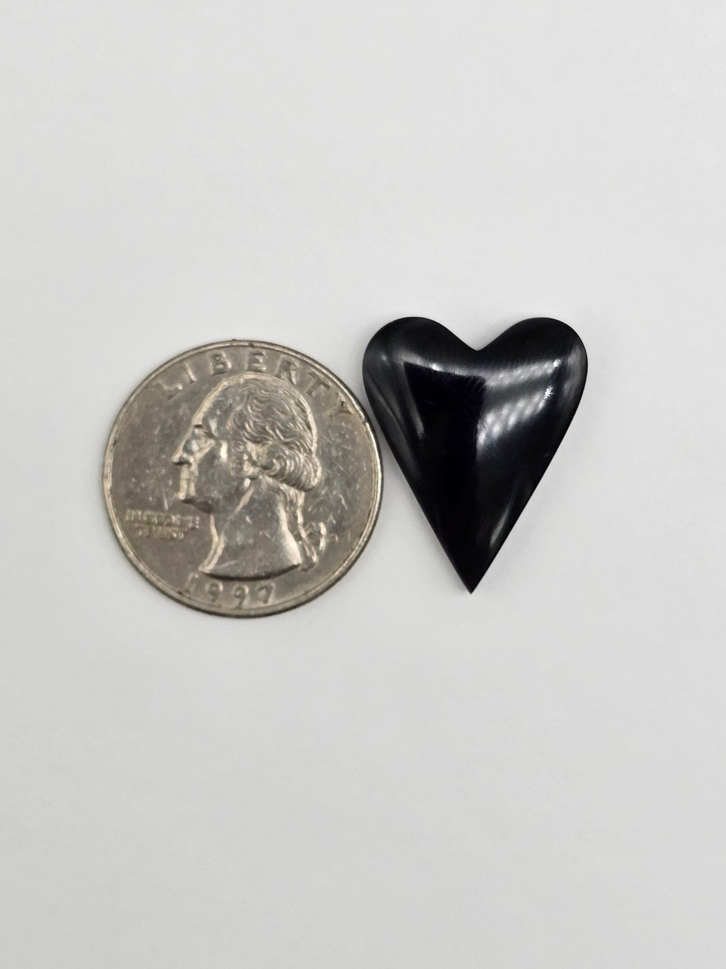Obsidian Heart Cabochon