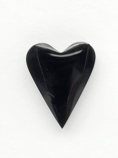 Obsidian Heart Cabochon