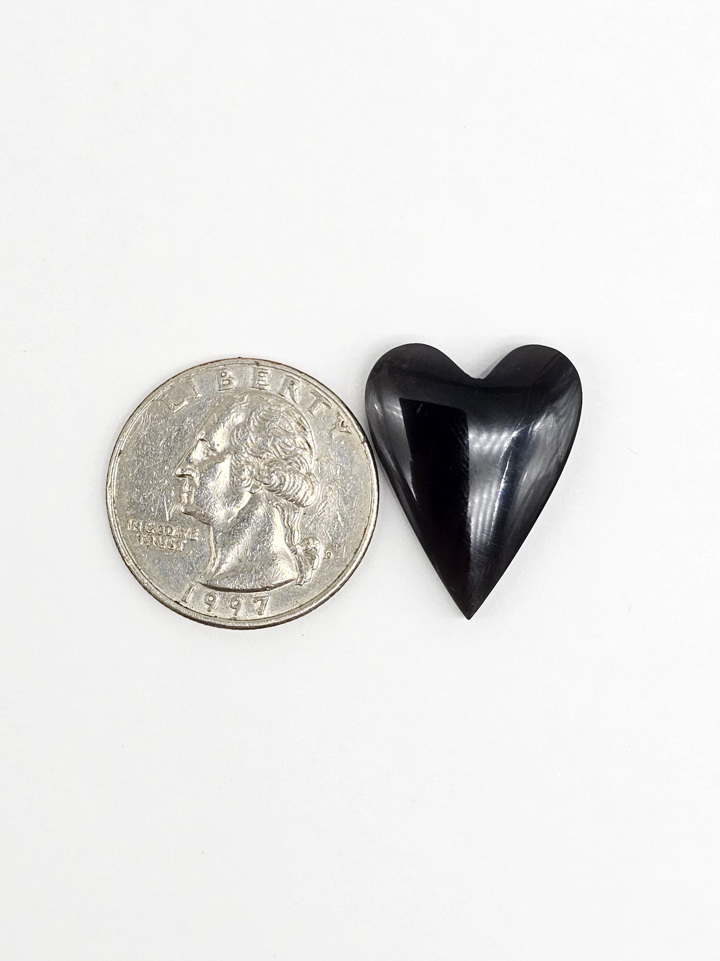 Obsidian Heart Cabochon