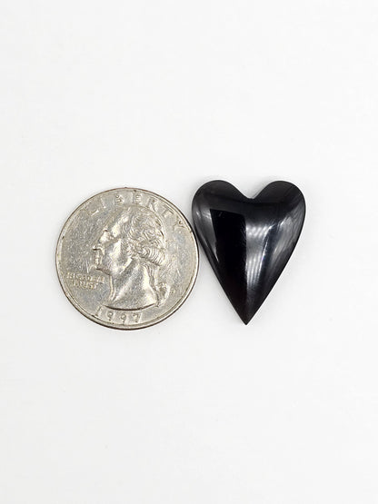Obsidian Heart Cabochon