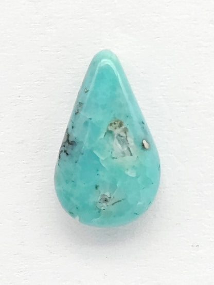 Mexican Turquoise Cabochon with Pyrite | Artisan Cut Gemstone