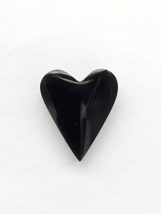 Obsidian Heart Cabochon