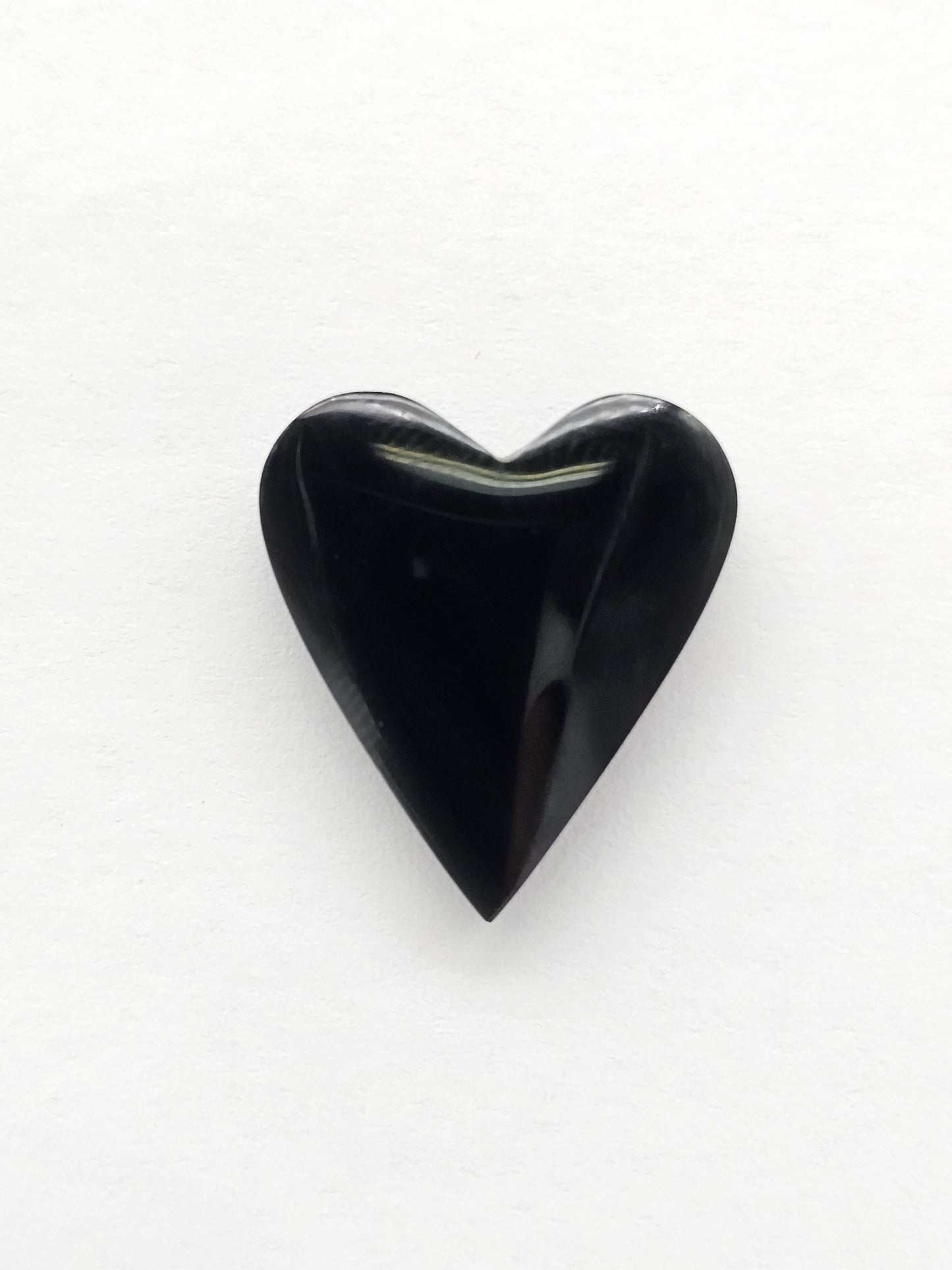 Obsidian Heart Cabochon