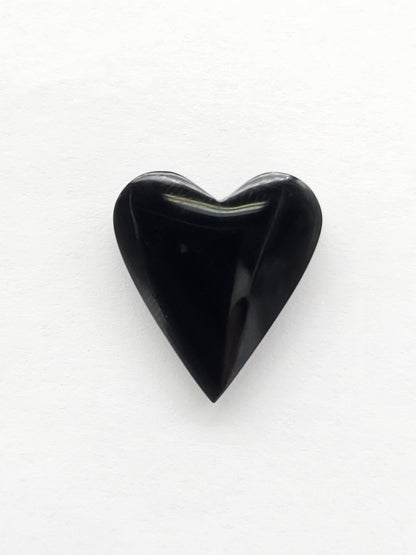 Obsidian Heart Cabochon