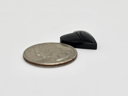 Obsidian Heart Cabochon
