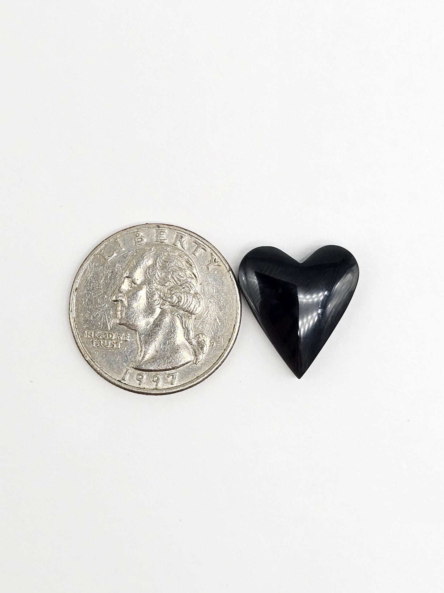 Obsidian Heart Cabochon