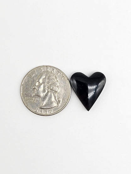 Obsidian Heart Cabochon