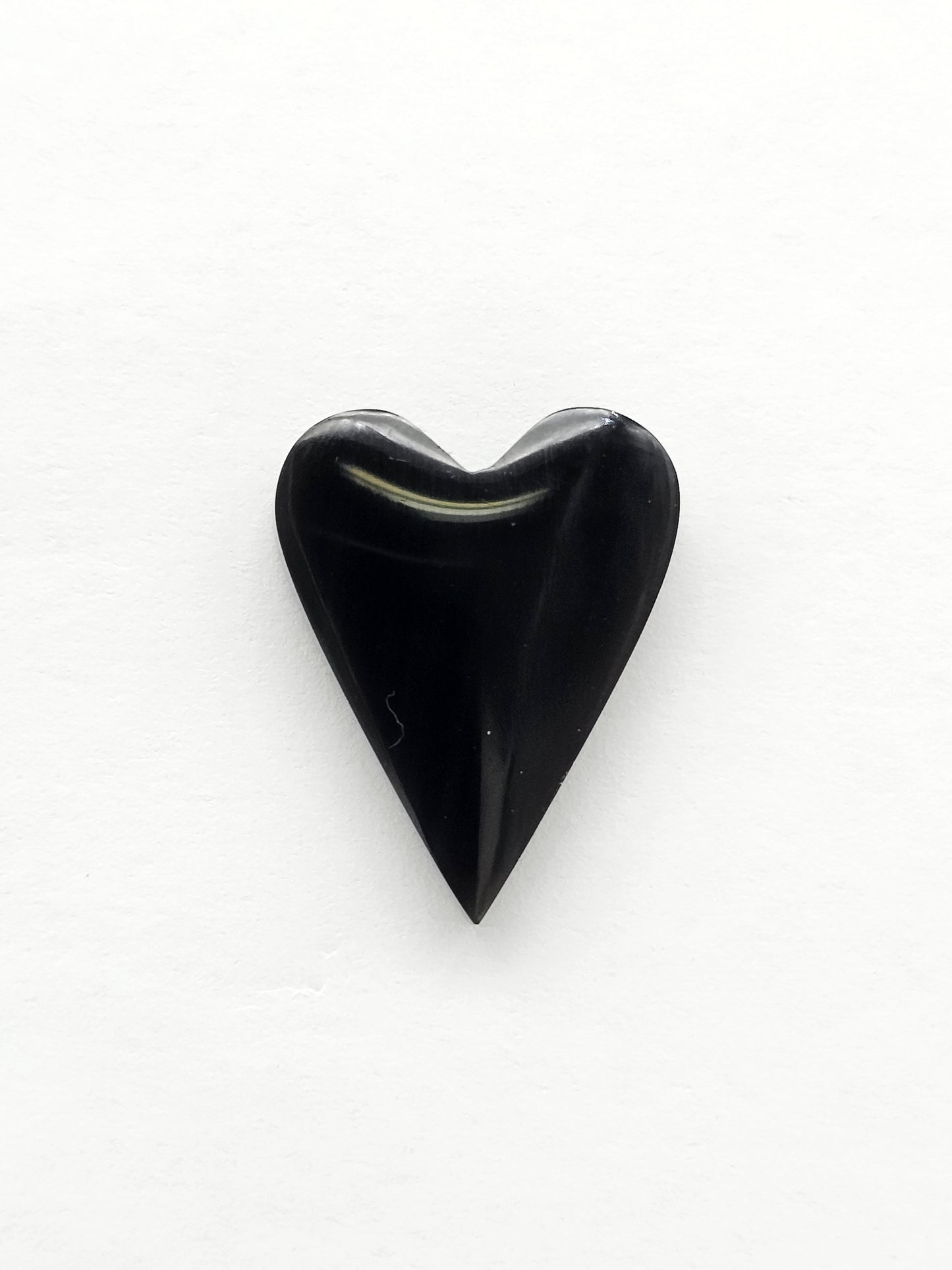 Obsidian Heart Cabochon