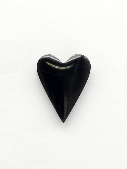 Obsidian Heart Cabochon