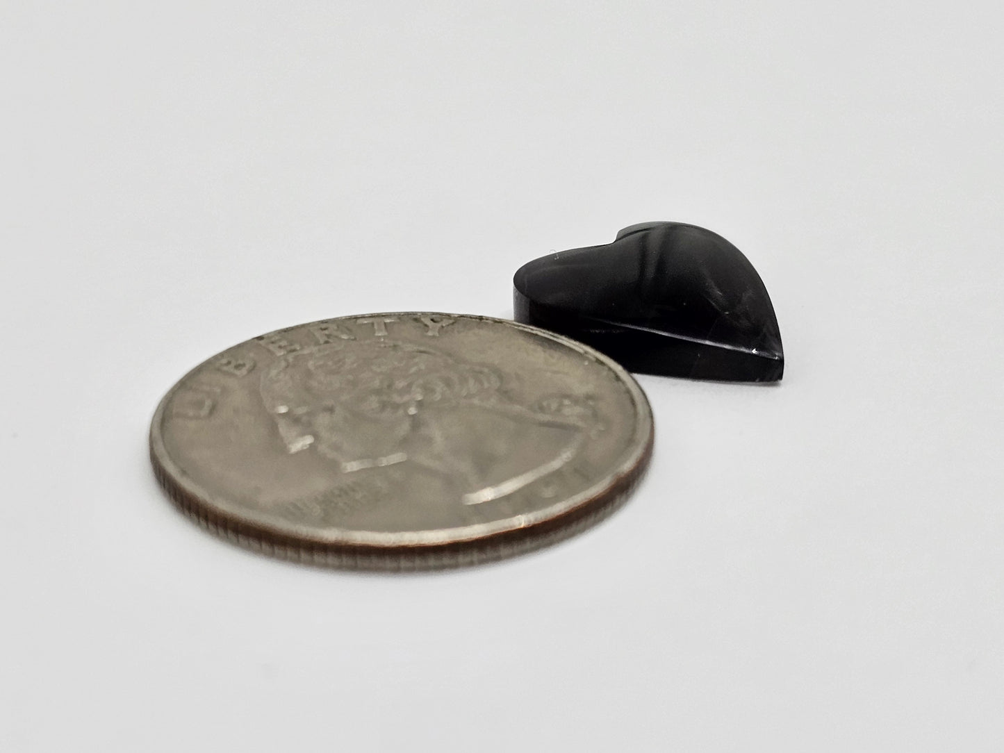 Obsidian Heart Cabochon