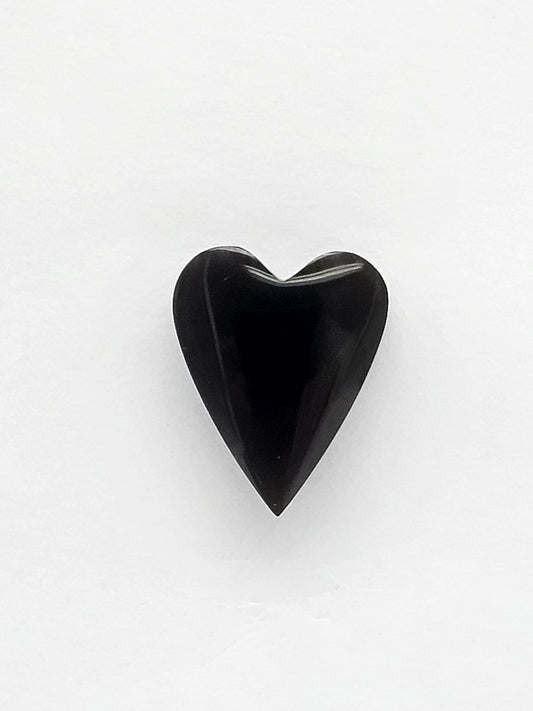 Obsidian Heart Cabochon