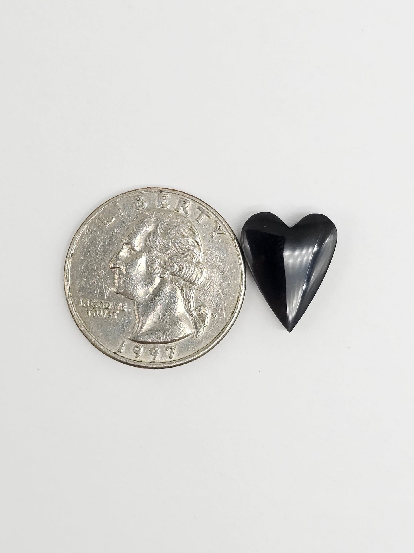 Obsidian Heart Cabochon