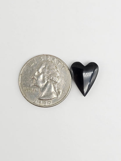 Obsidian Heart Cabochon