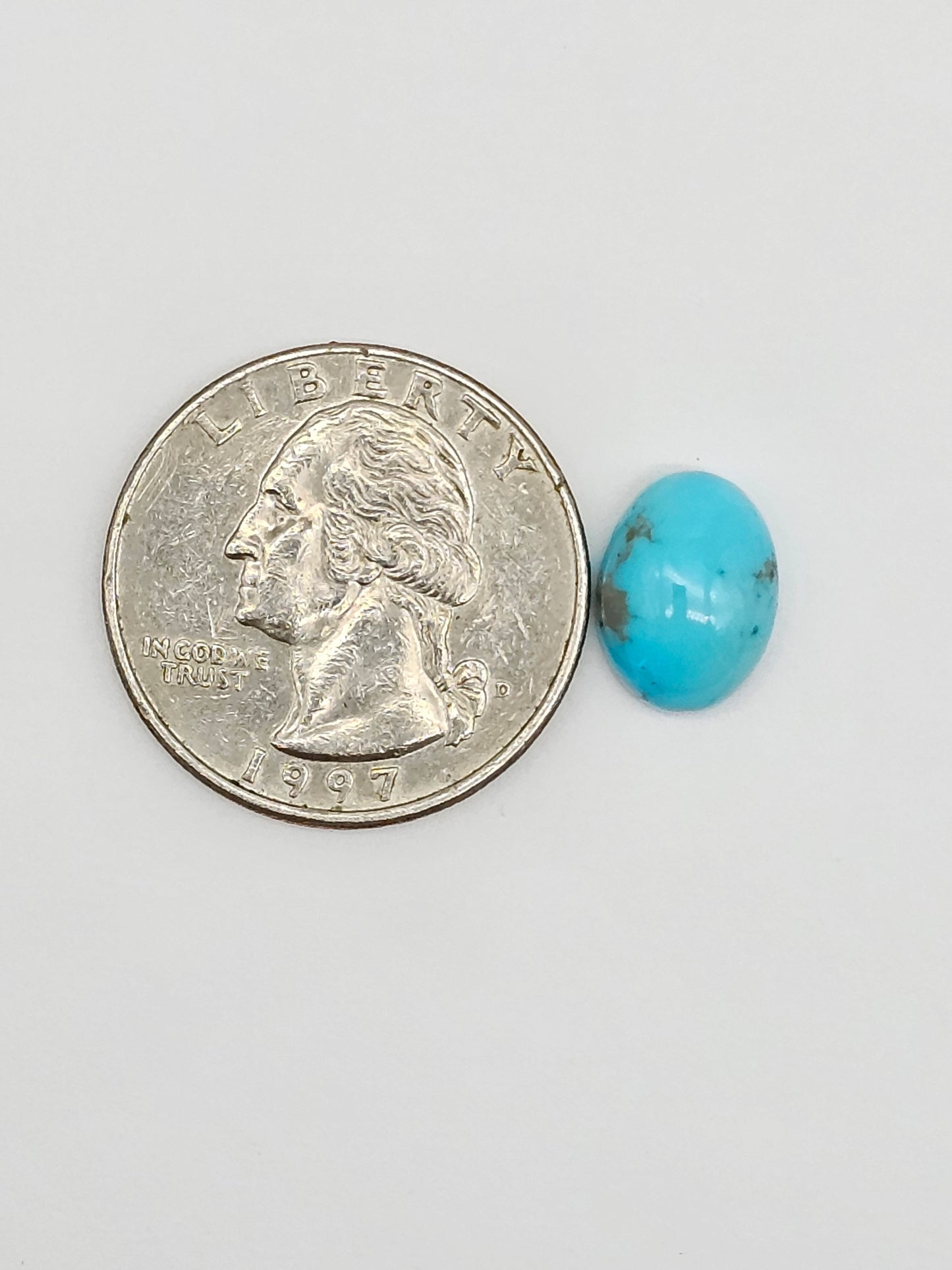 Mexican Turquoise Cabochon | Artisan Cut Gemstone