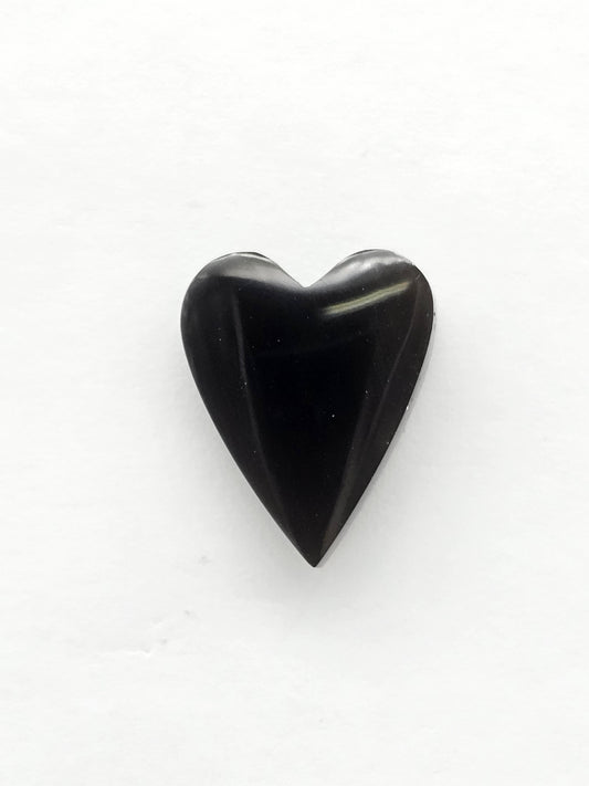 Obsidian Heart Cabochon