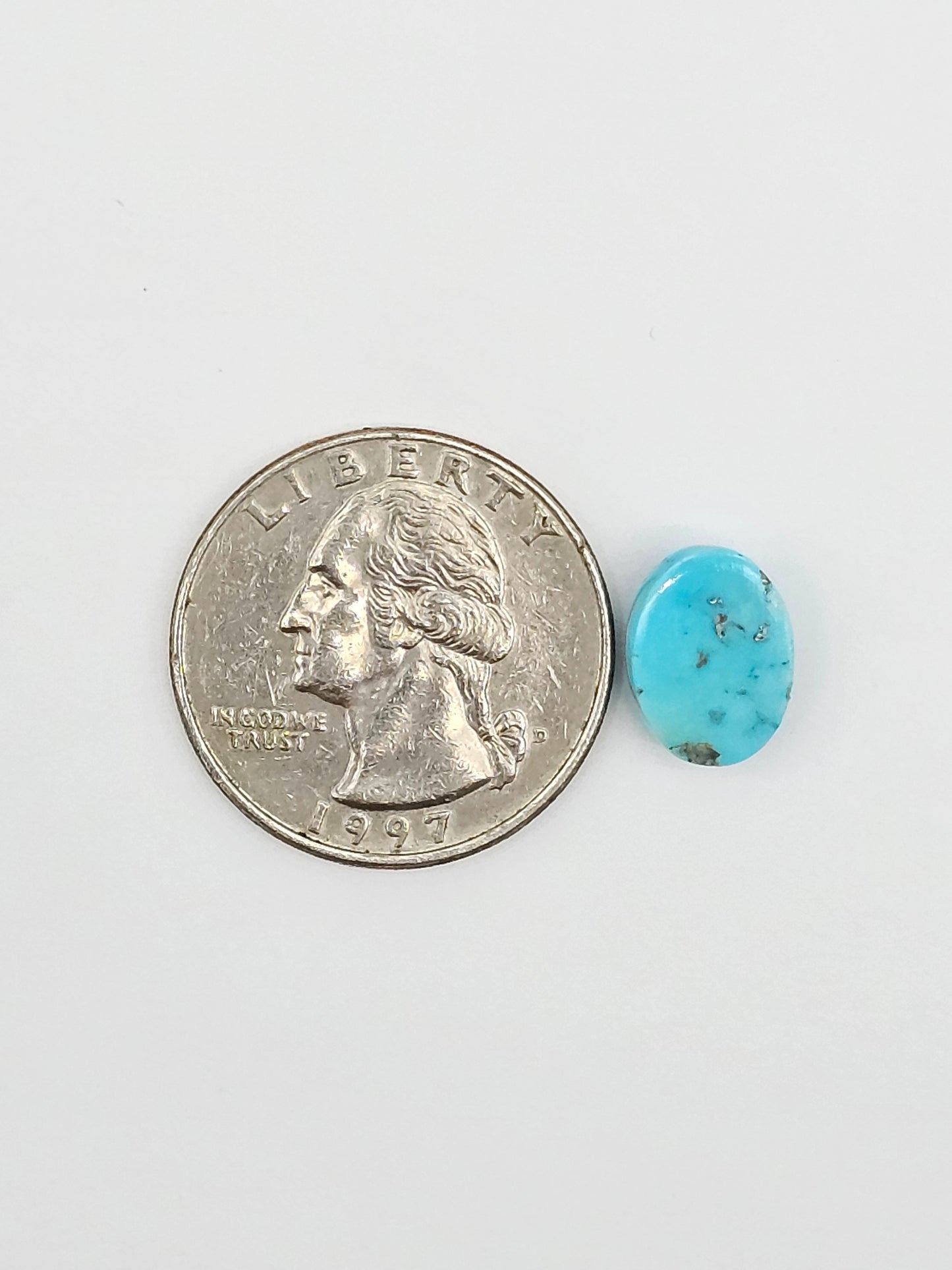 Mexican Turquoise Cabochon | Artisan Cut Gemstone