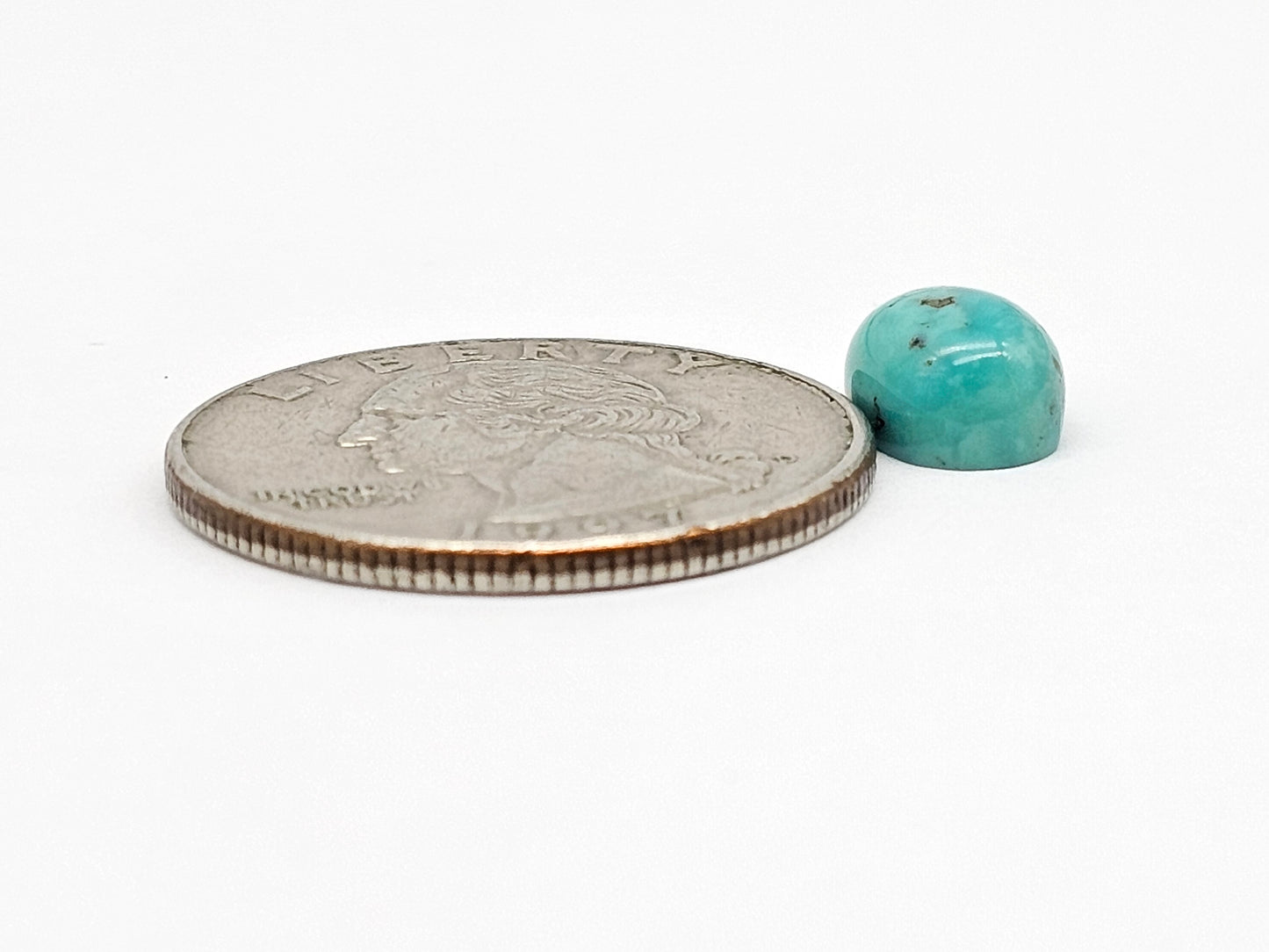 Mexican Turquoise Cabochon | Artisan Cut Gemstone