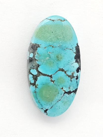 Cloud mountain Turquoise | Artisan Cut Gemstone