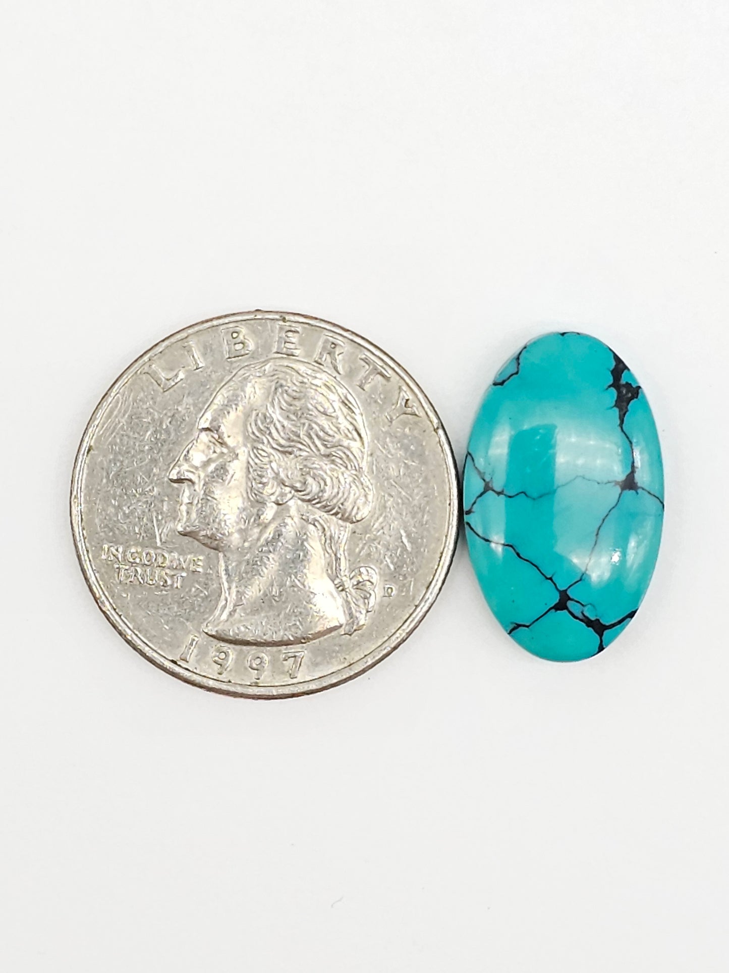 Cloud mountain Turquoise | Artisan Cut Gemstone